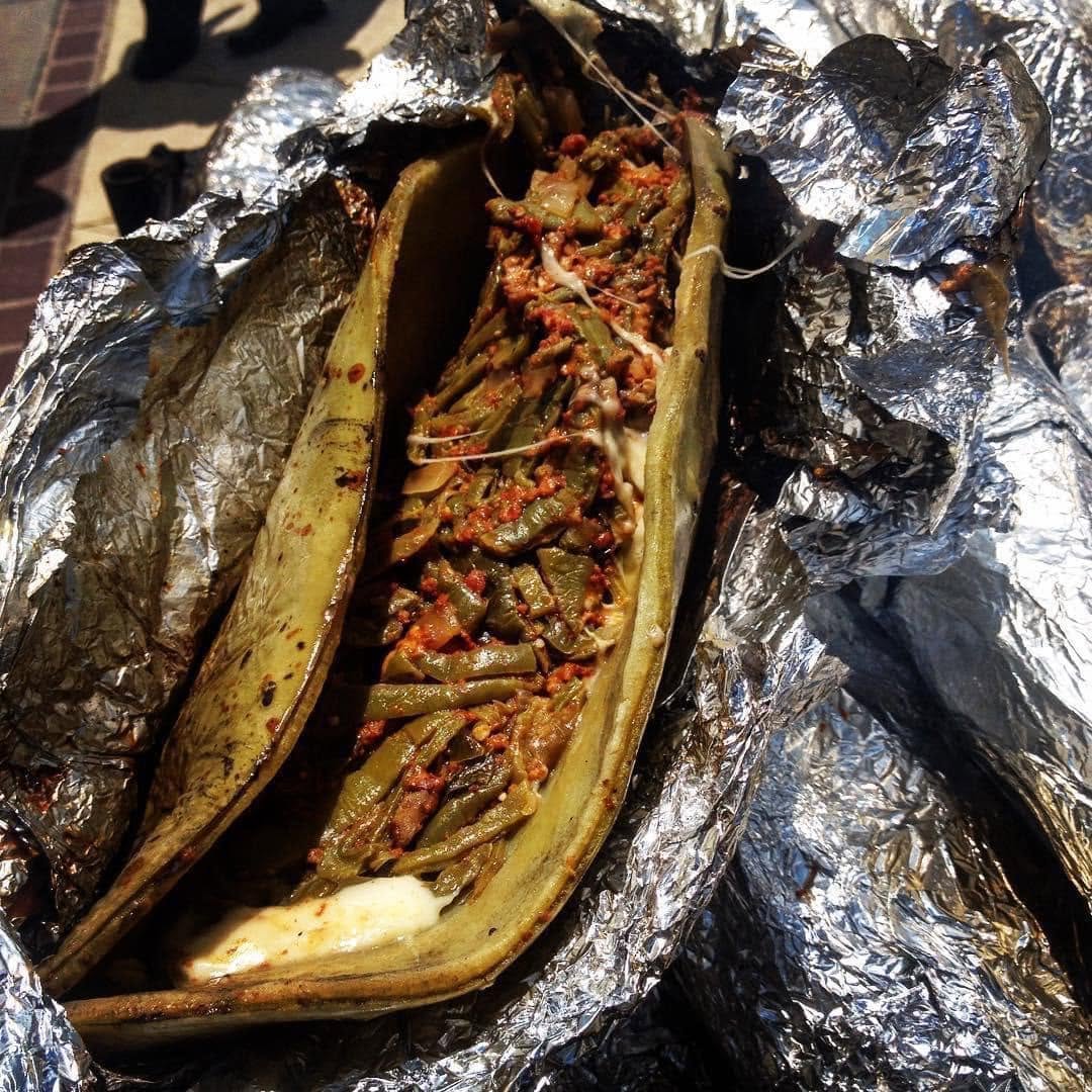 Pencas rellenas, platillo tradicional de Valtierrilla