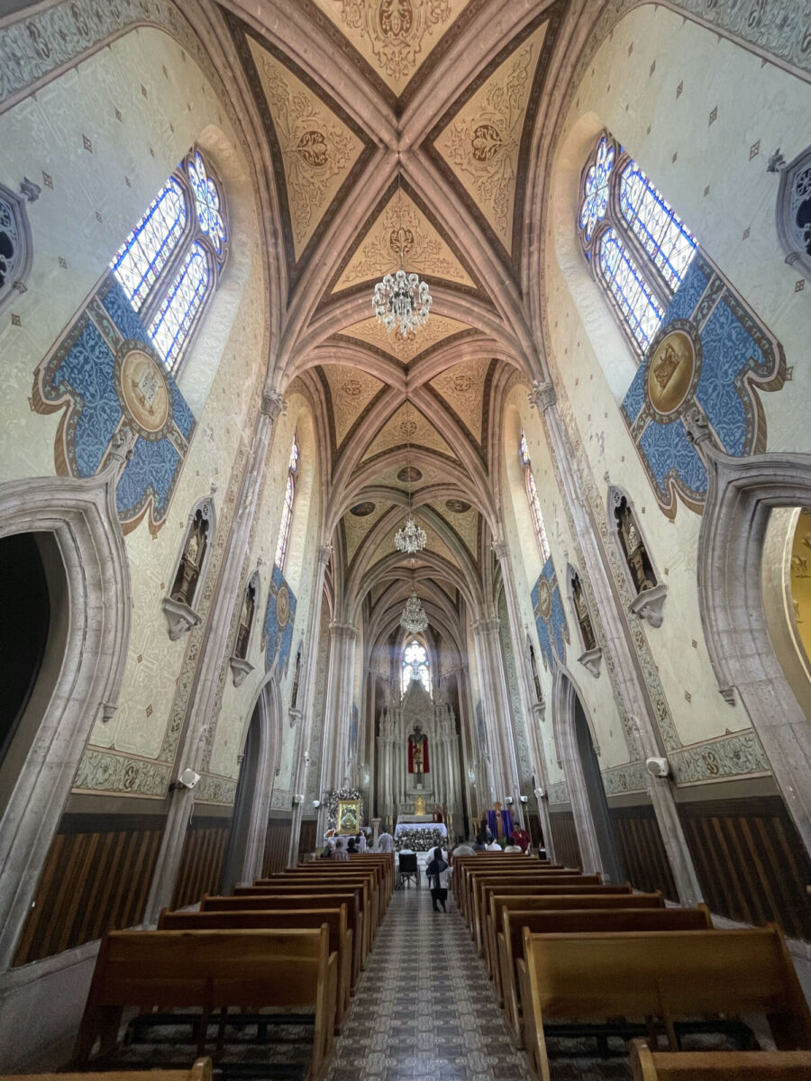 Interior del Templo del Señor de la Misericordia en Jalpa de Cánovas
