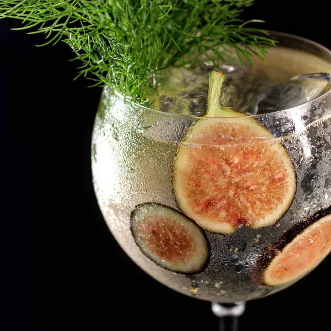 gin tonic con higo y eneldo 