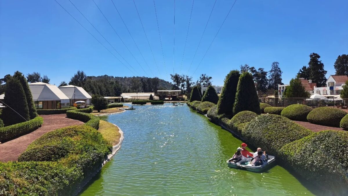 Lago artificial de la Hacienda Panoaya