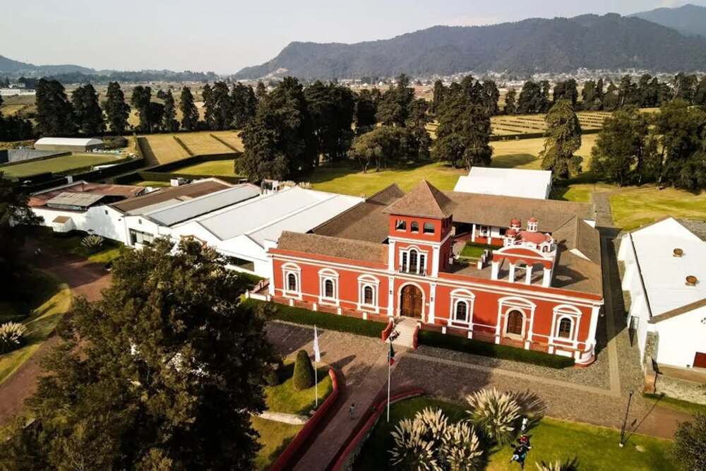 Casco de la hacienda Panoaya donde creció Sor Juana Inés de la Cruz 