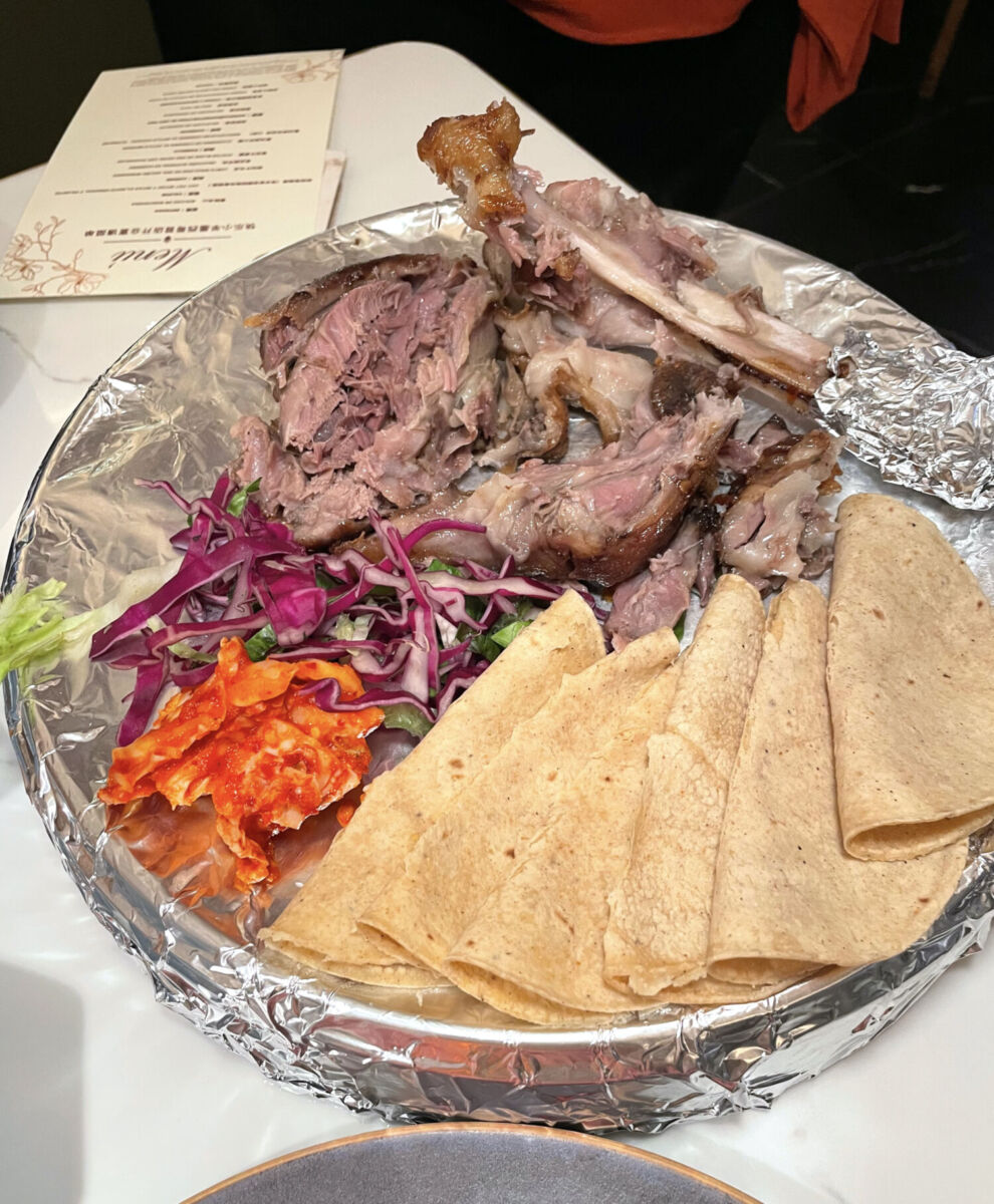 Tacos de chamorro de cordero estilo mongol