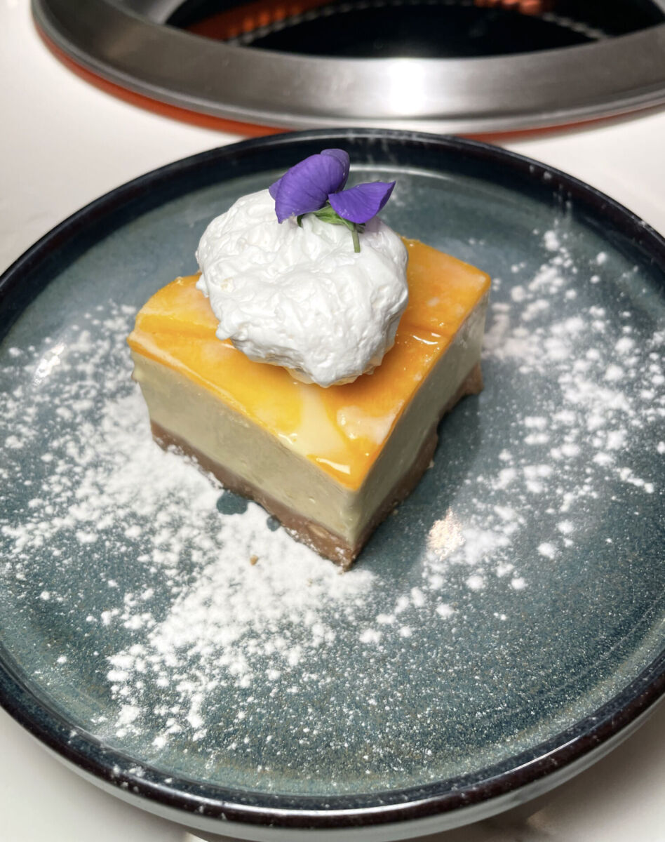 Pay de mango de Happy Lamb Hot Pot en la CDMX