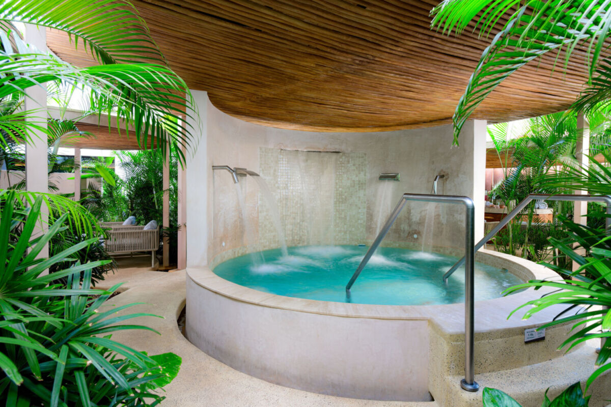 Circuito de hidroterapia en el Hotel Hilton Cancún