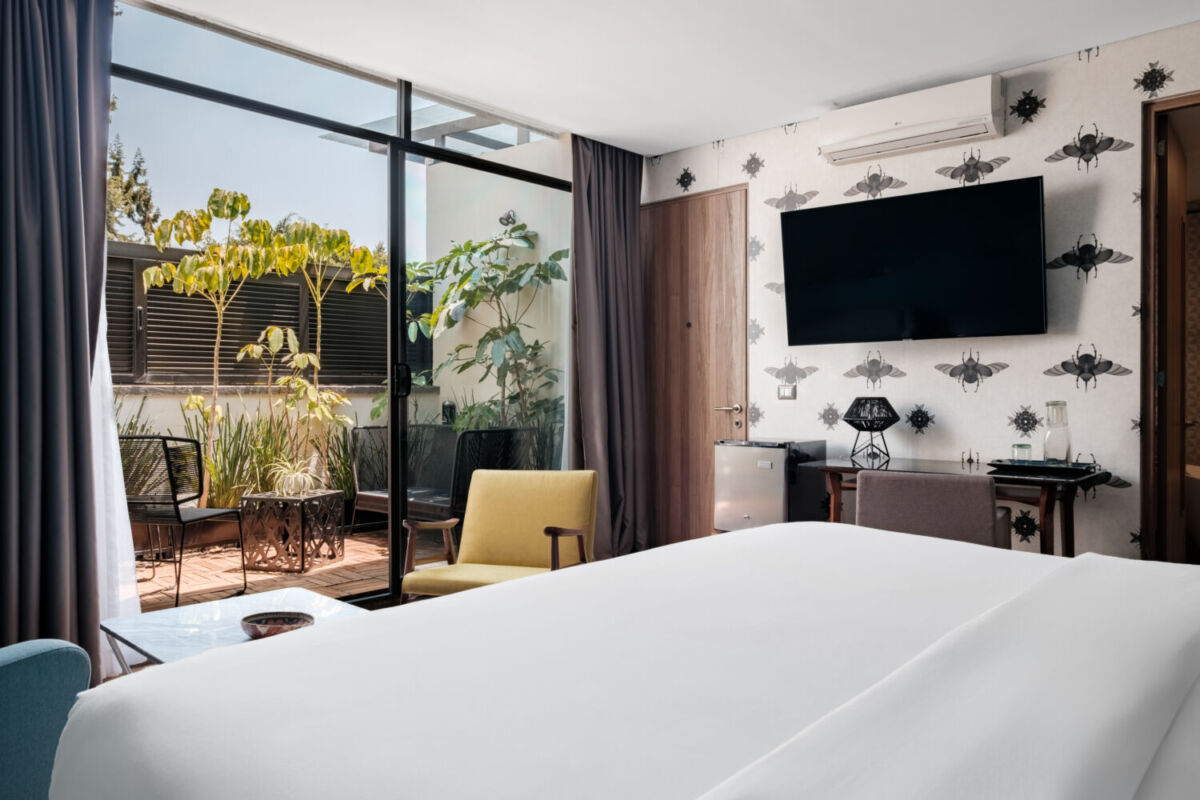 Suite del Hotel Pug Seal Allan Poe en Polanco, CDMX