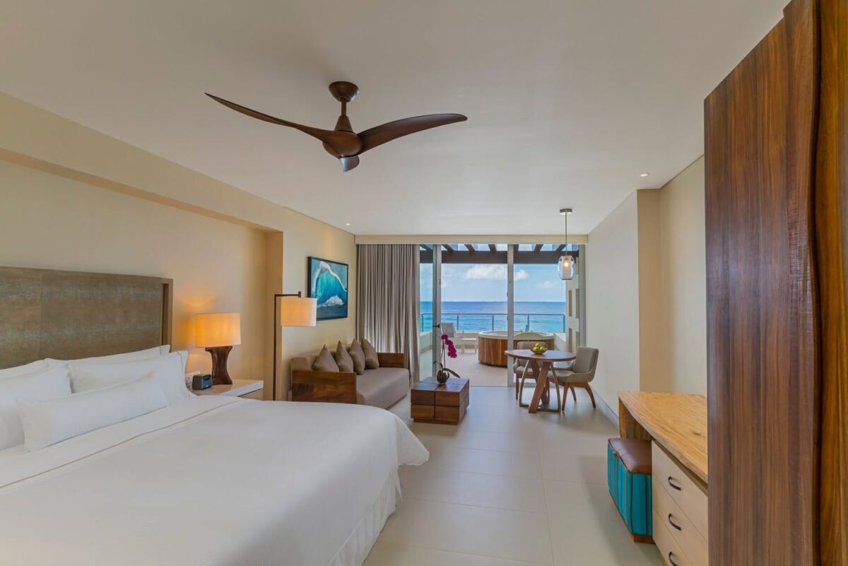 habitación de un hotel de lujo 