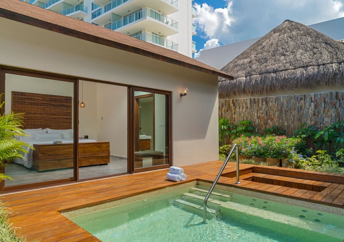 habitación con alberca privada 
