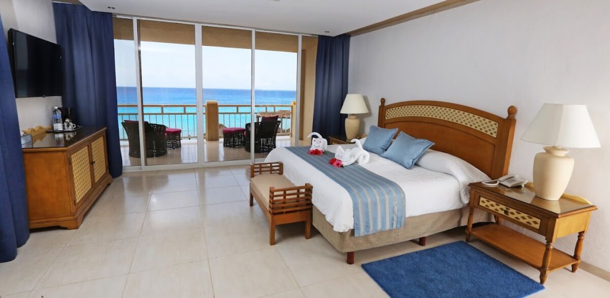 habitación de un hotel en Cozumel 