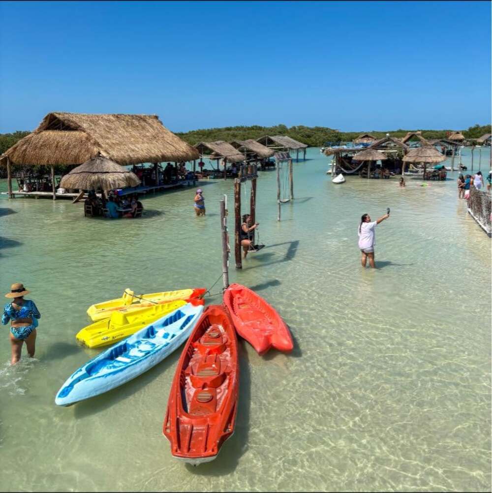 Vista panorámica de la Isla Columpios 