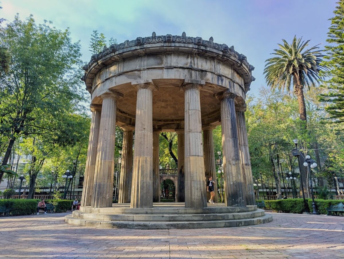 jardín público en CDMX 