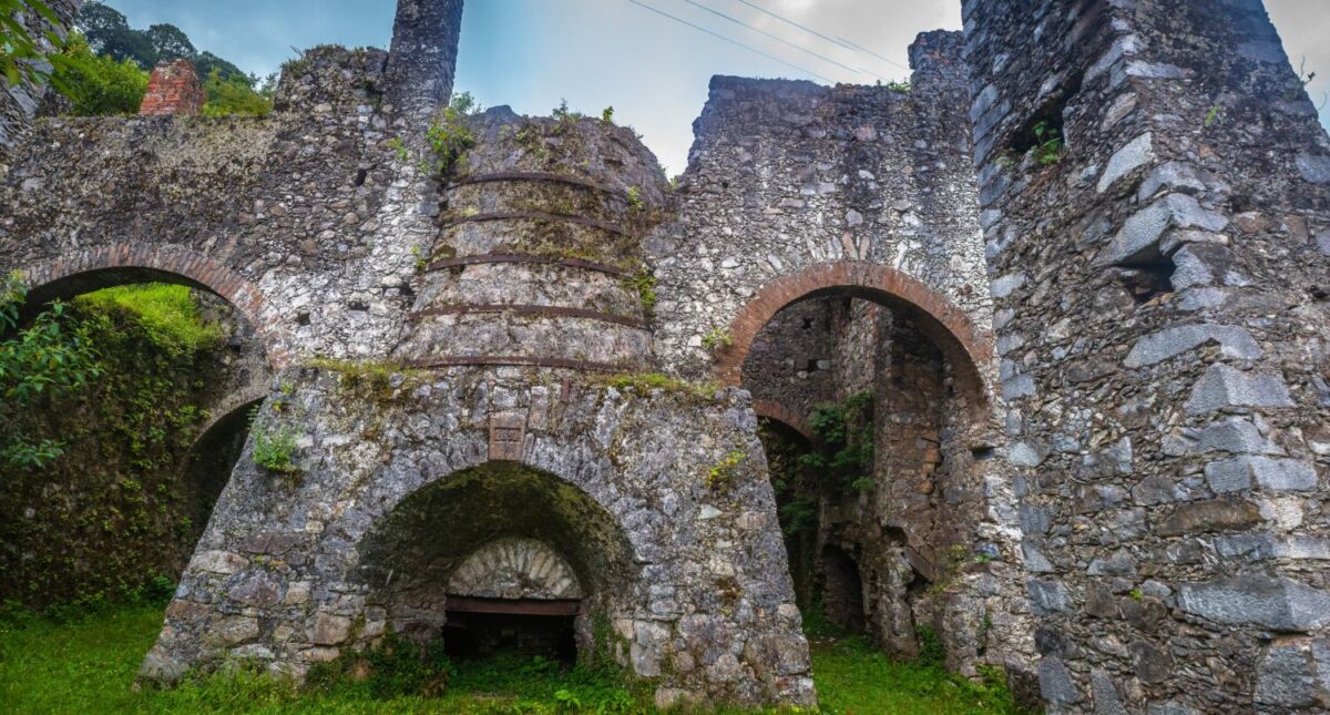ruinas de la fundición, en La Encarnación