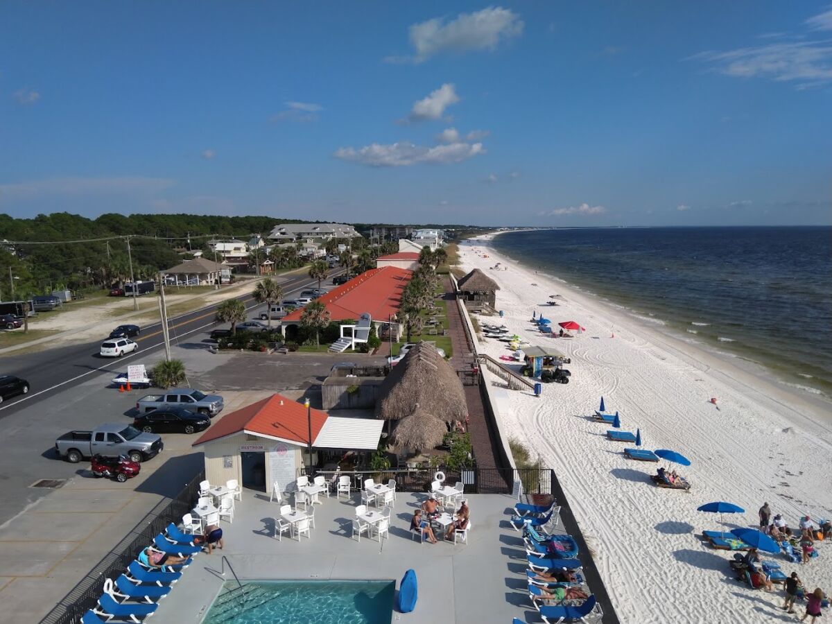 vista aérea de Mexico Beach 