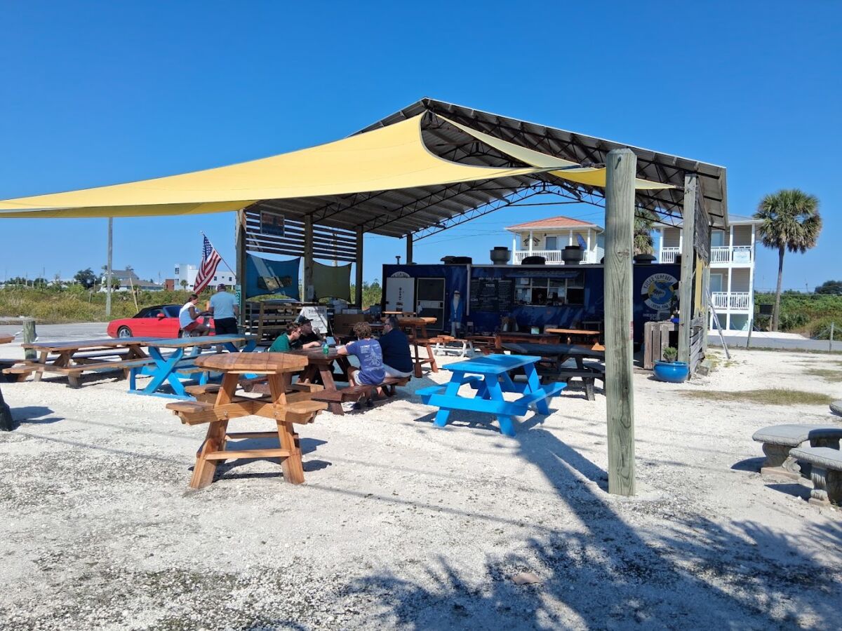 restaurante de mariscos al aire libre 