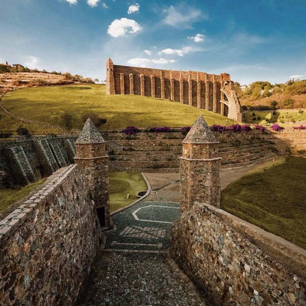 Entrada a la Mina de Guadalupe en Guanajuato 