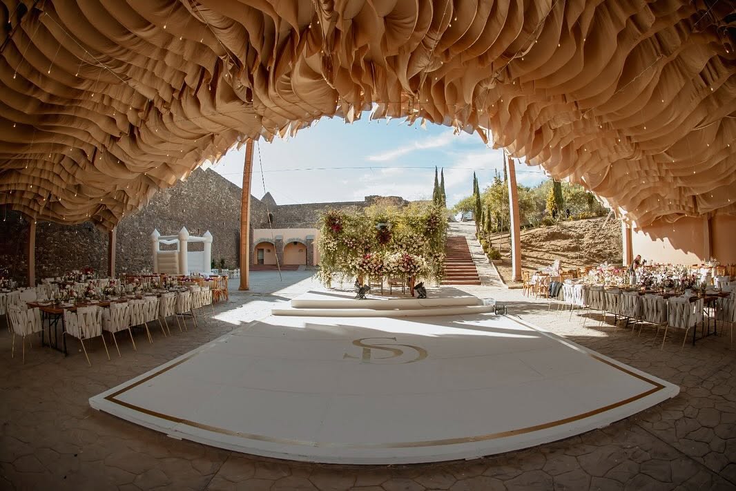 Escenario de boda en la Mina de Guadalupe 