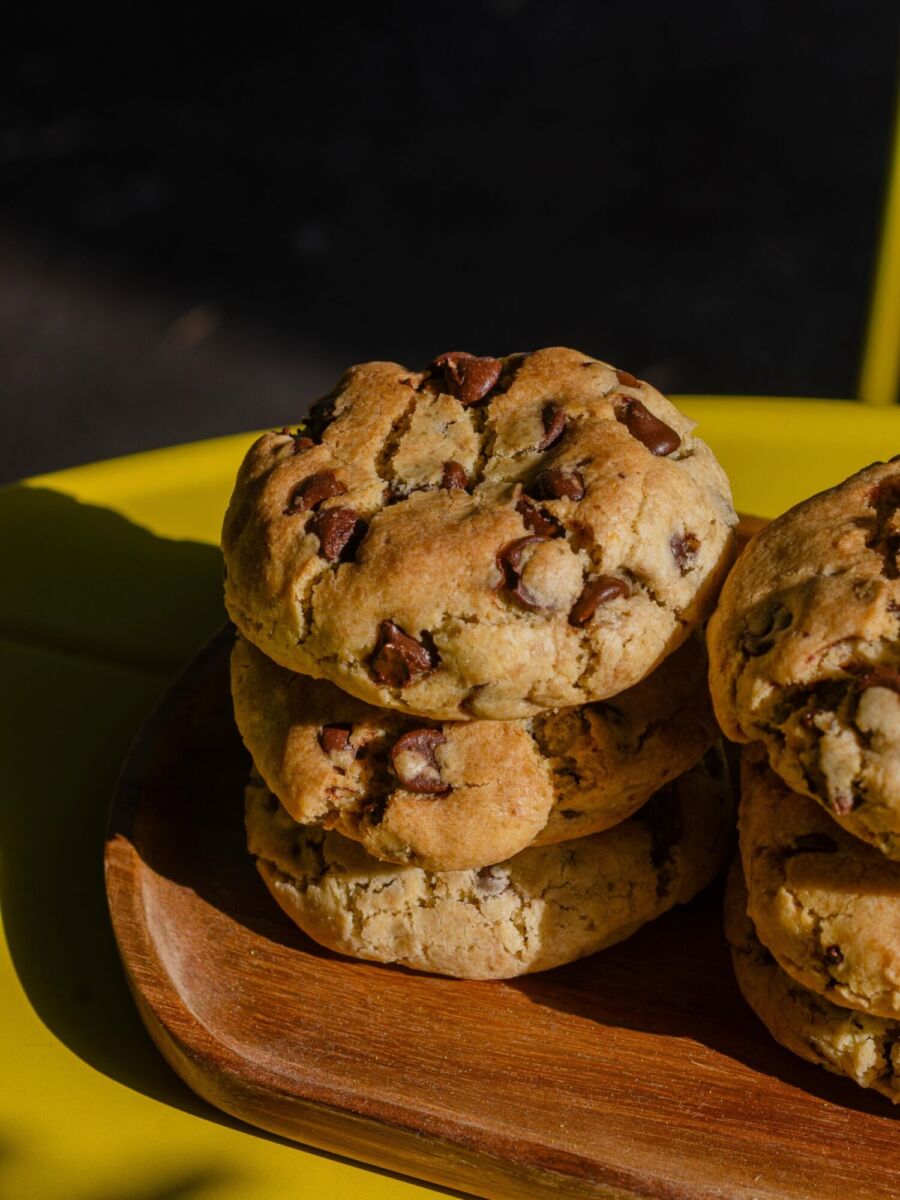 galletas con chispas de chocolate
