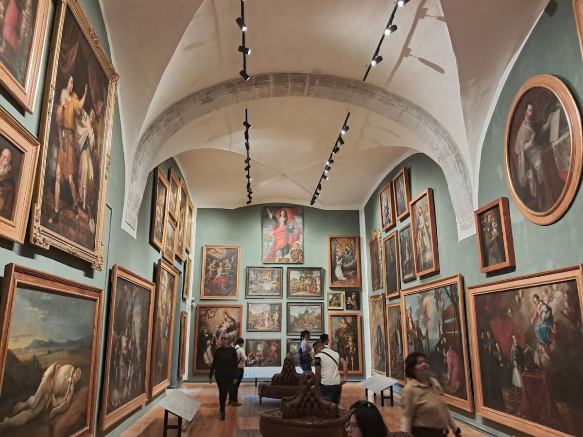 interior del Museo de Arte de Querétaro 