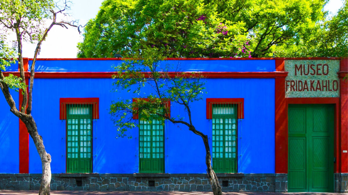 fachada casa azul de coyoacán