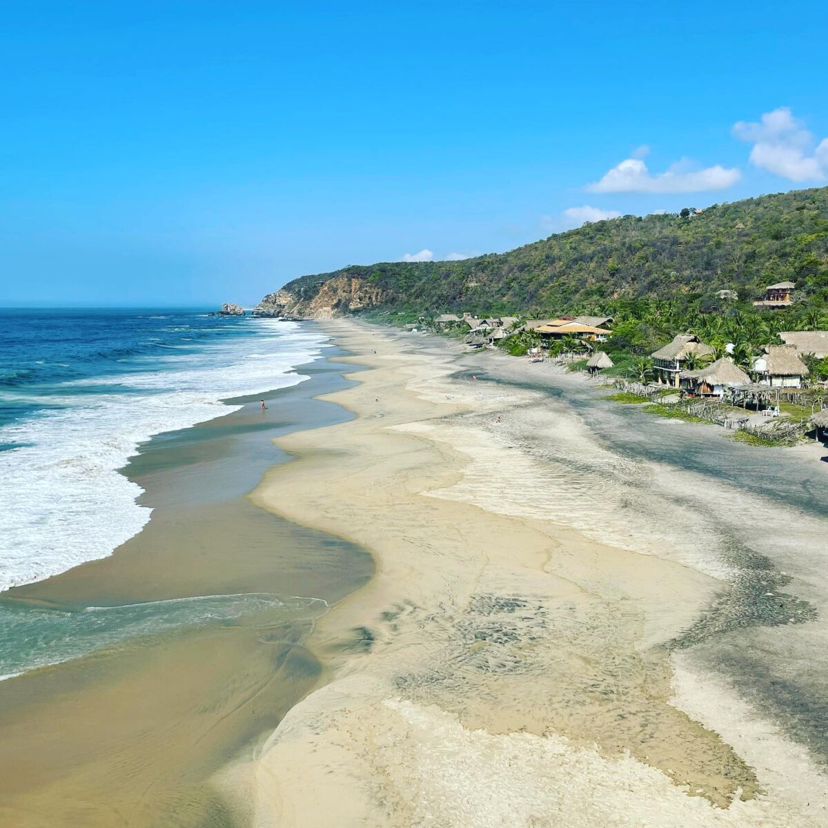 playa virgen en Oaxaca 