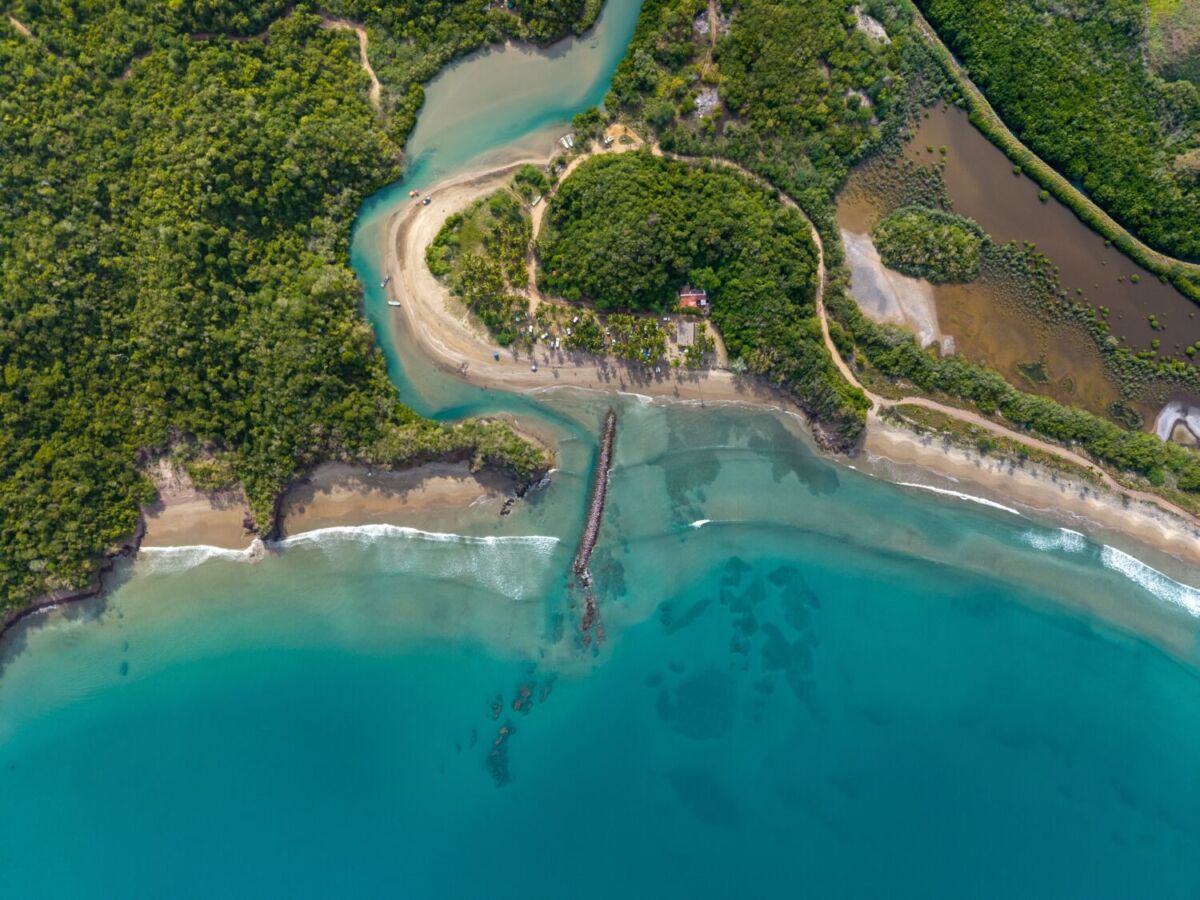 vista aérea de Playa Tenacatita, Jalisco
