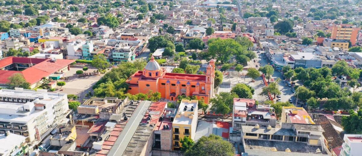Vista panorámica aérea de la ciudad de Iguala de la Independencia, Guerrero