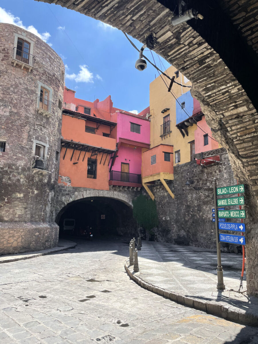 Postal de la ciudad de Guanajuato 