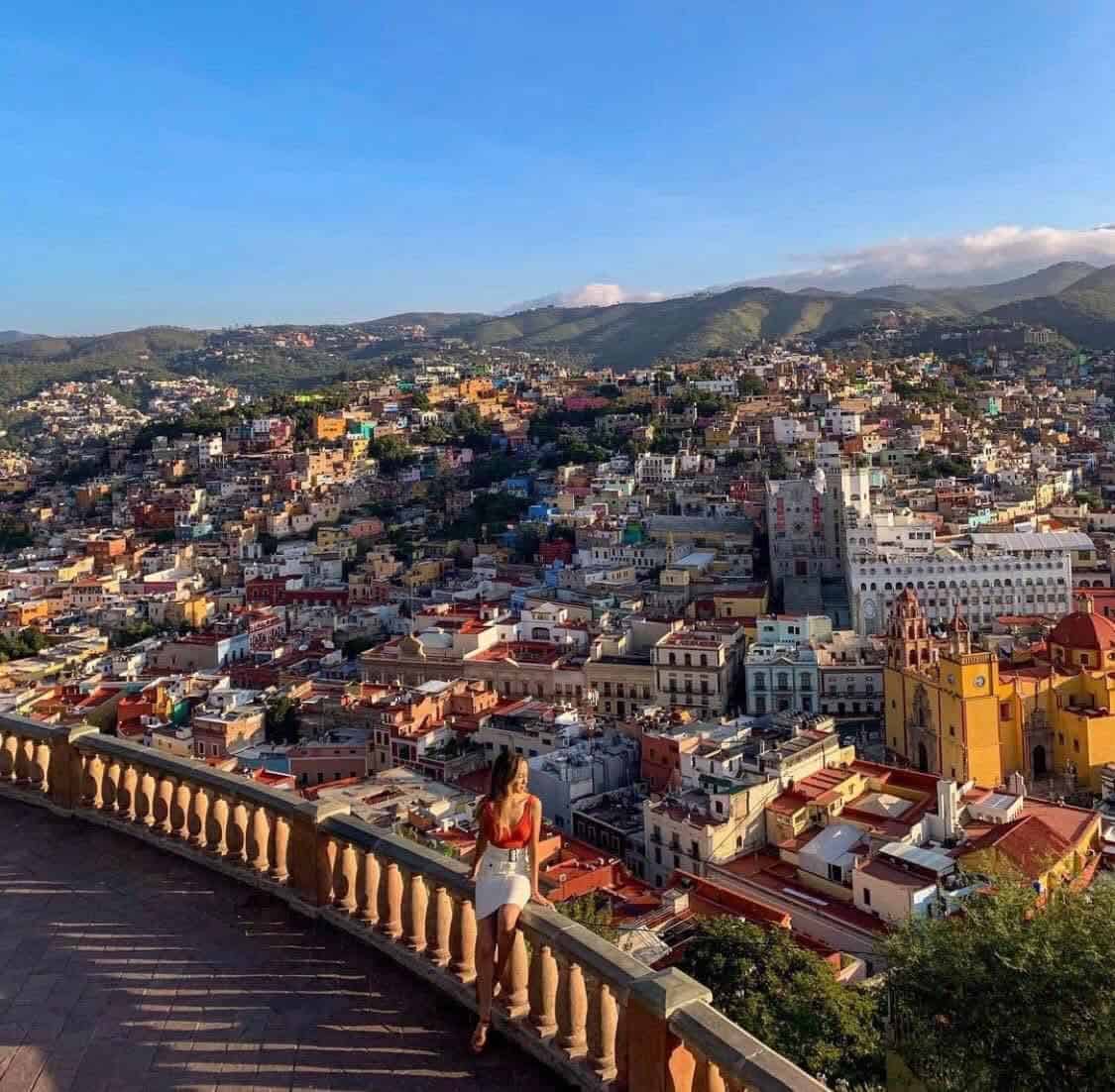 Vista panorámica de Guanajuato desde el Mirador del Pípila 
