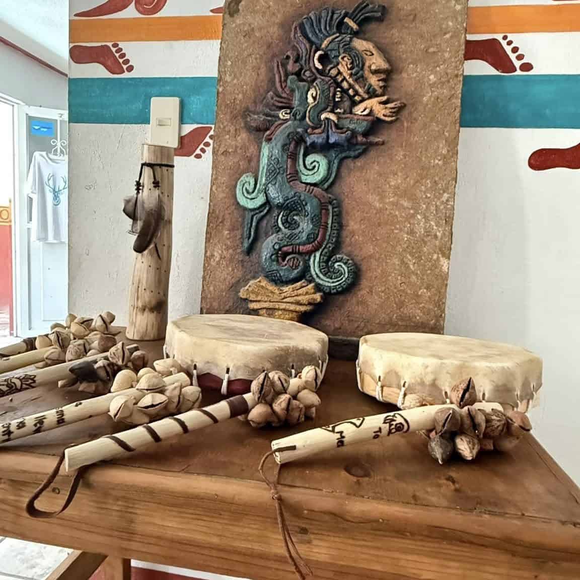 Instrumentos musicales prehispánicos en Mineral de Pozos 