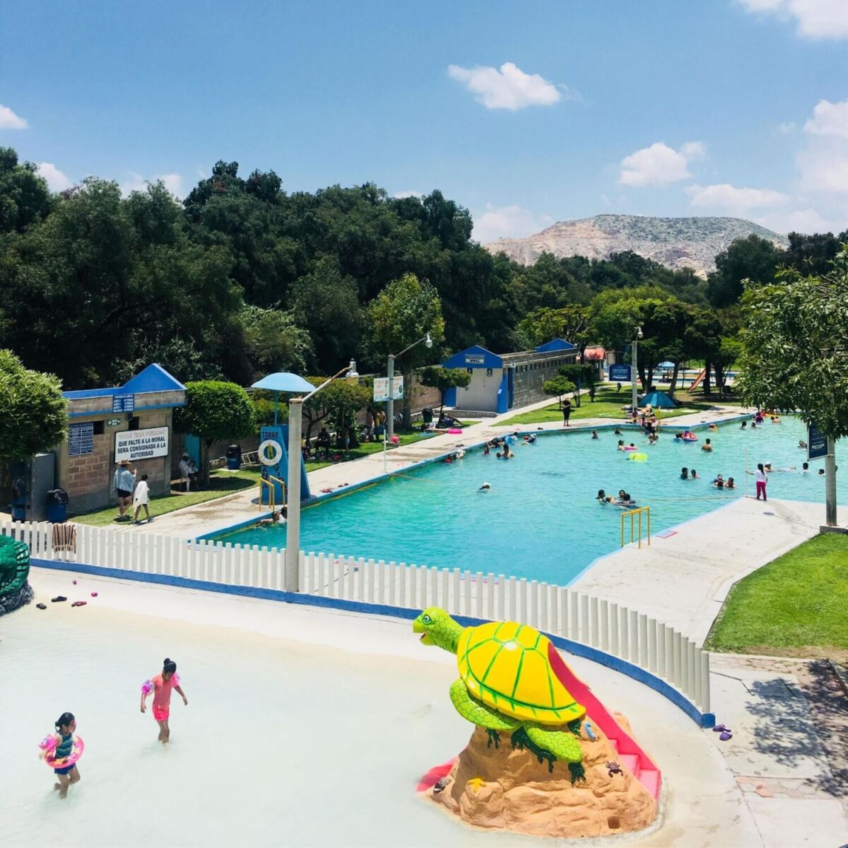 Vista panorámica del Balneario VITO en Tula, Hidalgo 