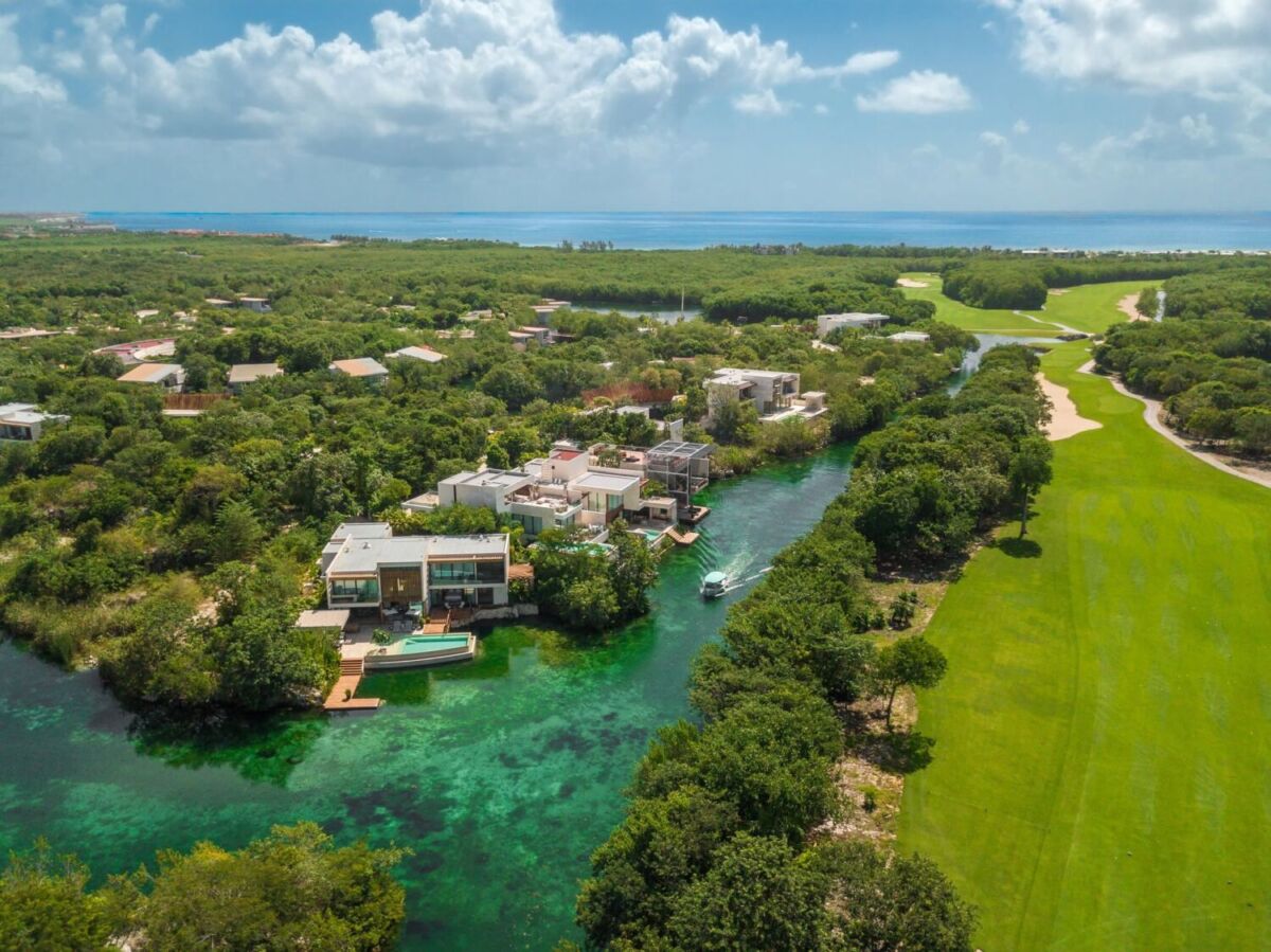 vista panoramica de rosewood Mayakoba