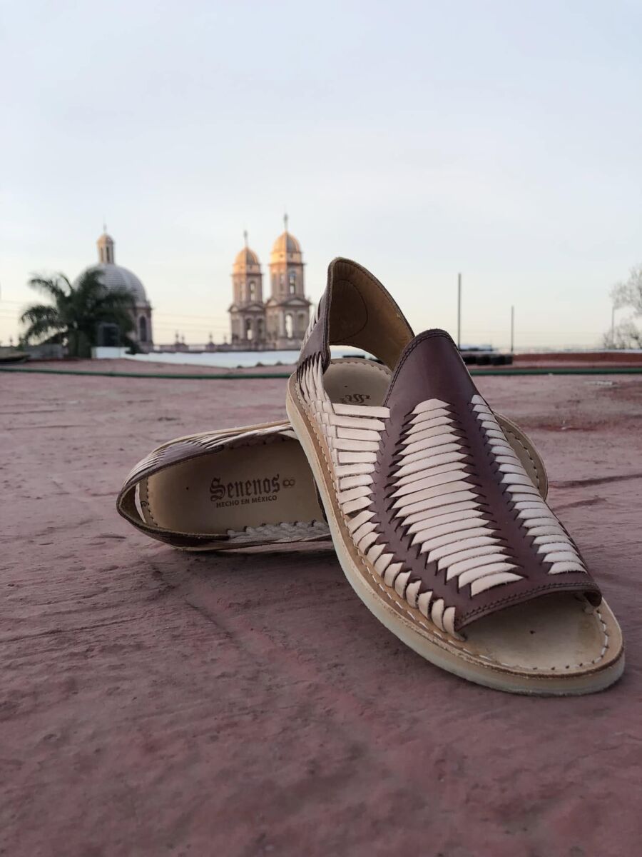 Huaraches artesanales de Sahuayo Michoacán