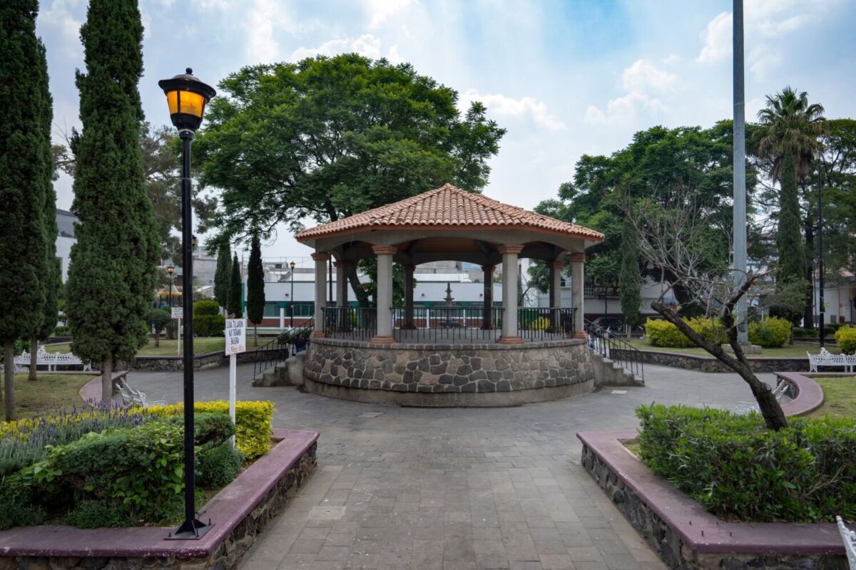 Plaza principal de San Pedro Atocpan