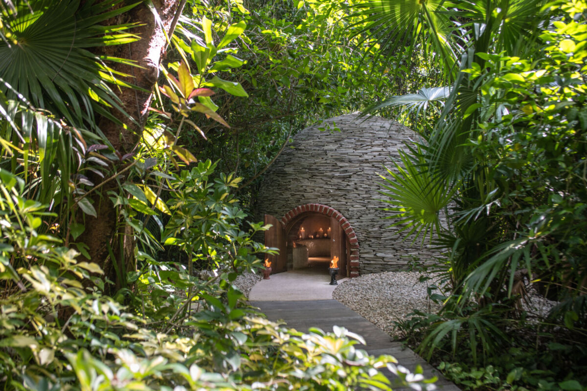 temazcal de lujo en la selva