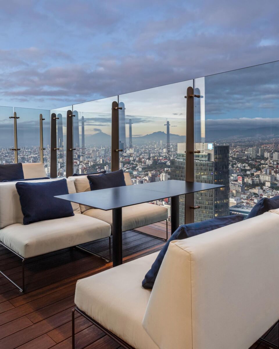 vistas a Reforma desde terraza de Cityzen