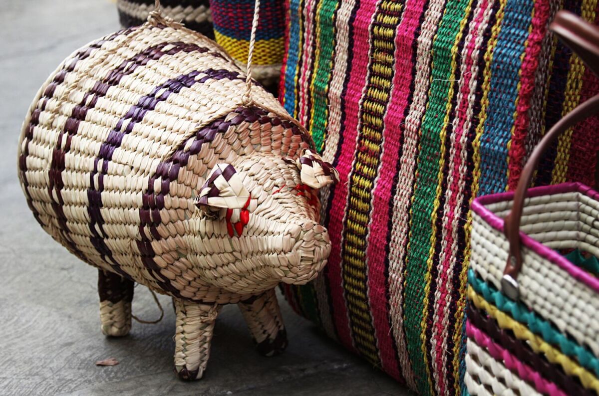Artesanías de palma mexicanas
