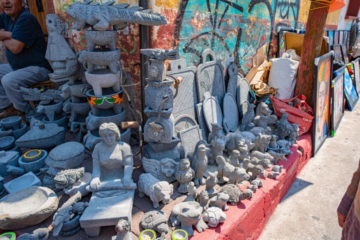 artesanías de alfarería de Tlayacapan