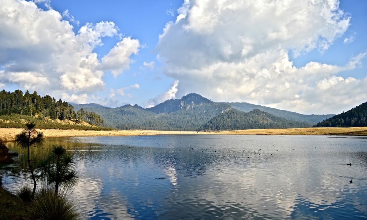 presa de agua en Amanalco 