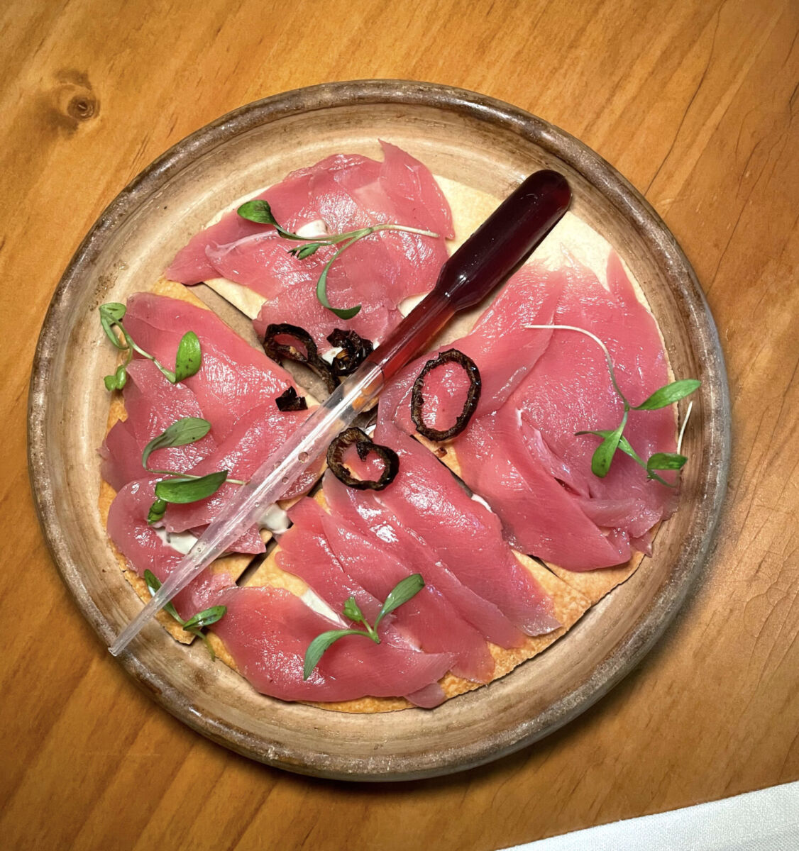 Tostada de atún del restaurante Animal