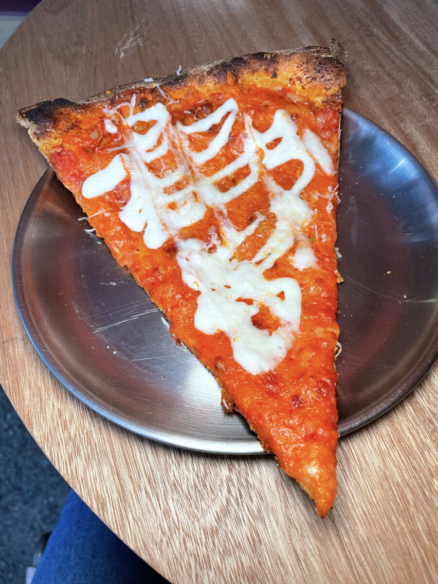 Pizza estilo nueva york en la CDMX