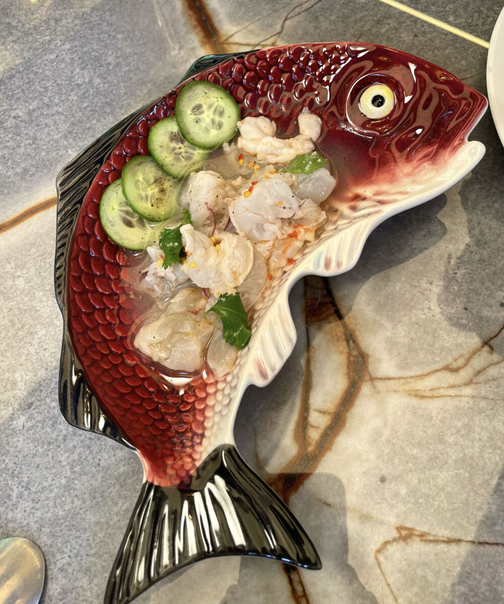 Aguachile estilo Sinaloa en el brunch de Casamarena 