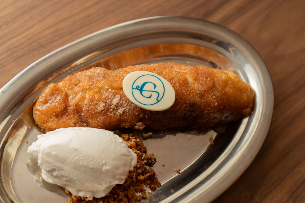 Torrija con helado