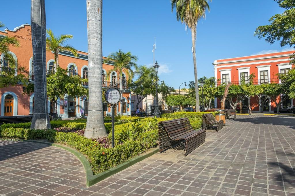 Plazuela Machado en Mazatlán 