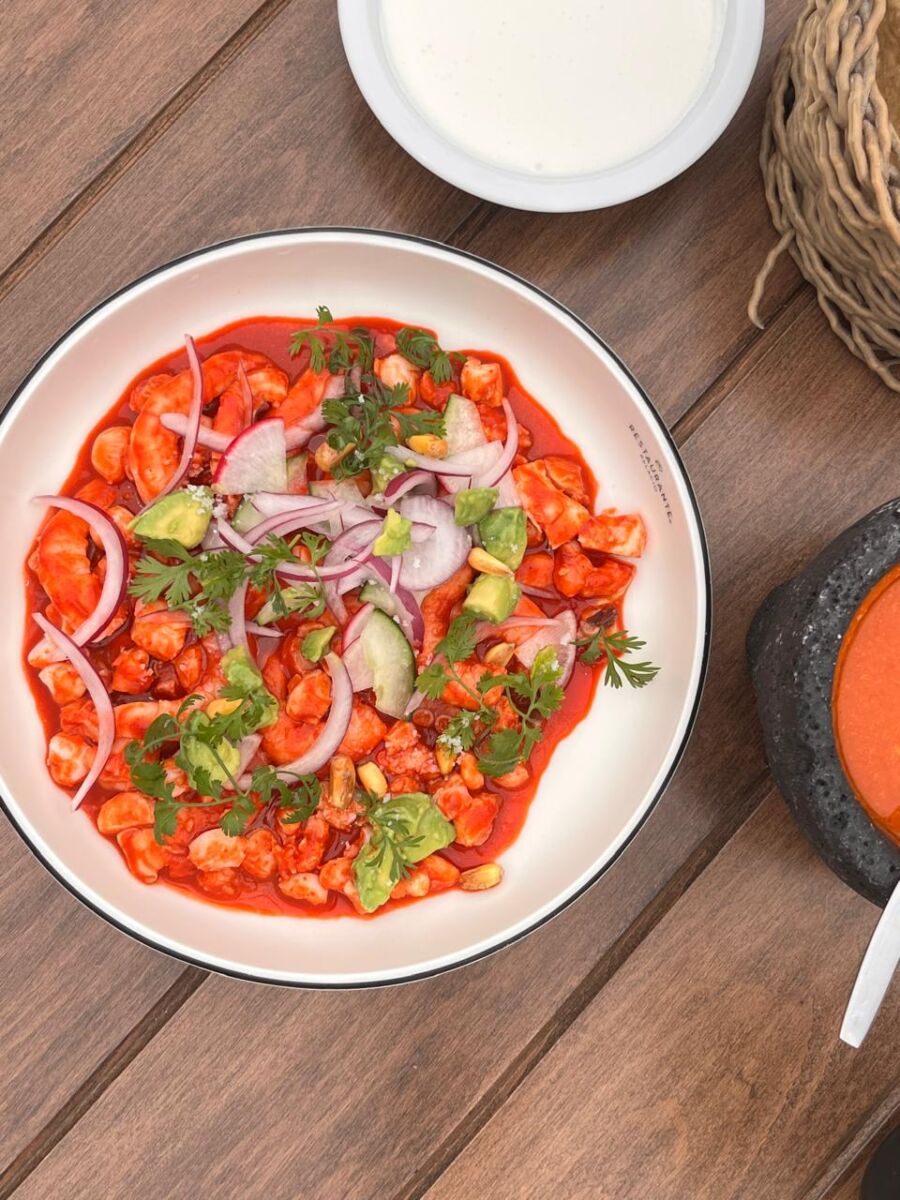 ceviche de mariscos con cítricos