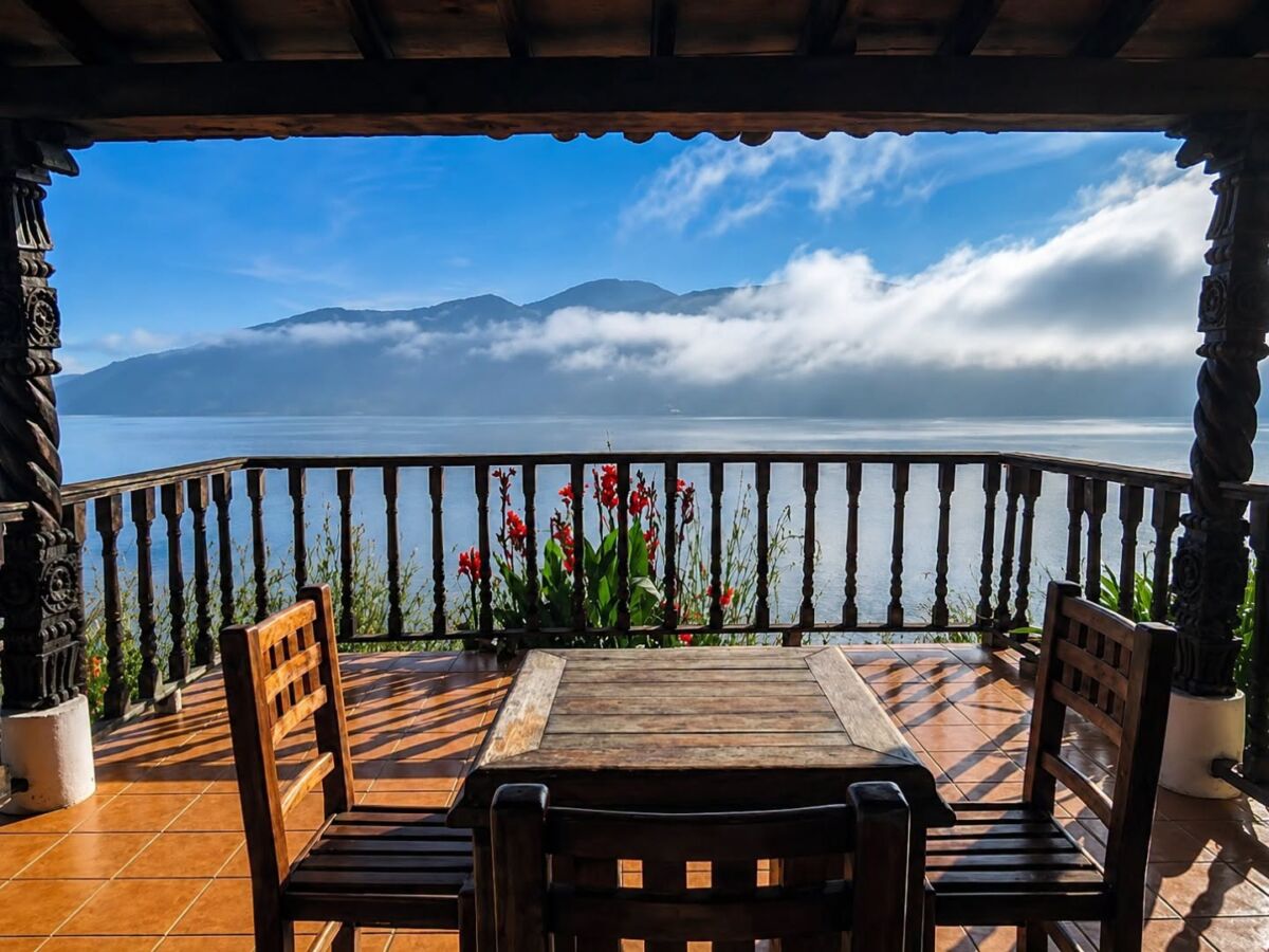 Vista del Lago Pátzcuaro desde la Isla Yunuen 