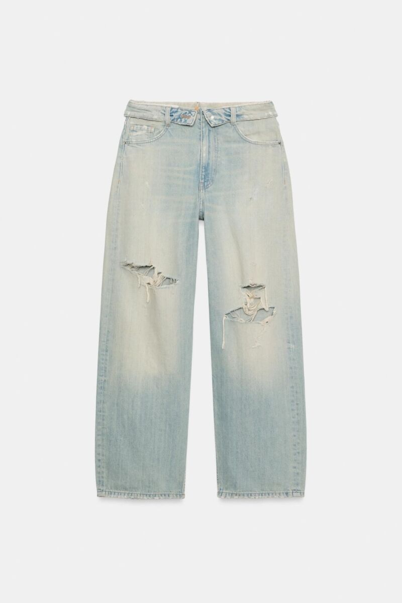 jeans rotos deslavados 