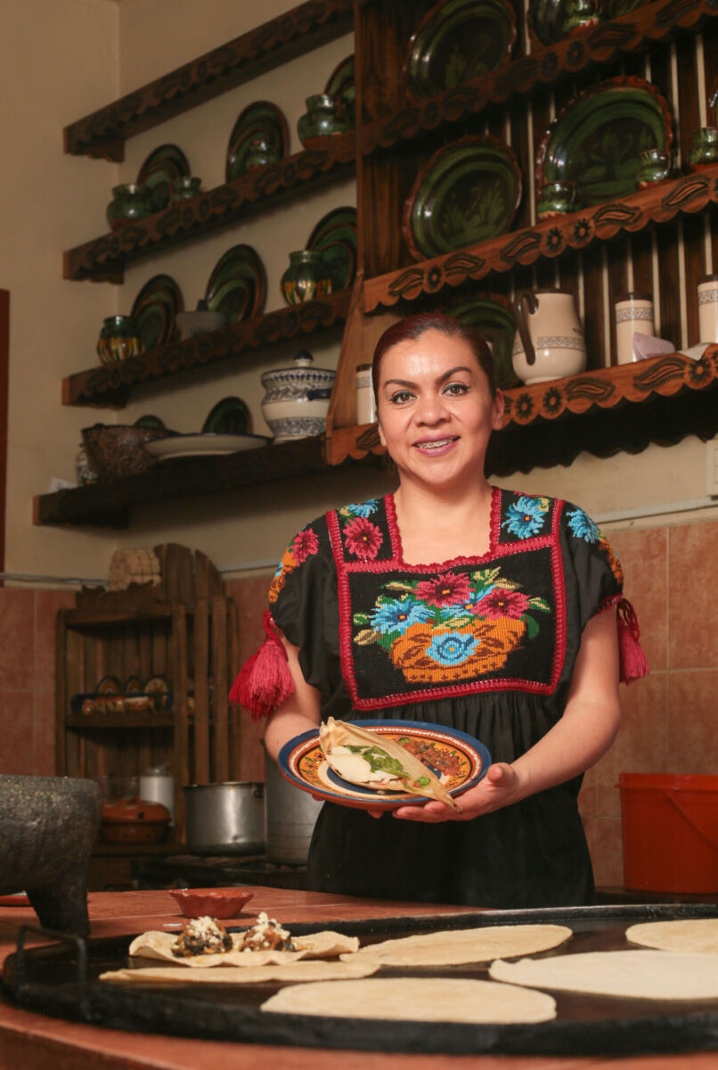 Blanca Delia Villagómez cocinera tradicional