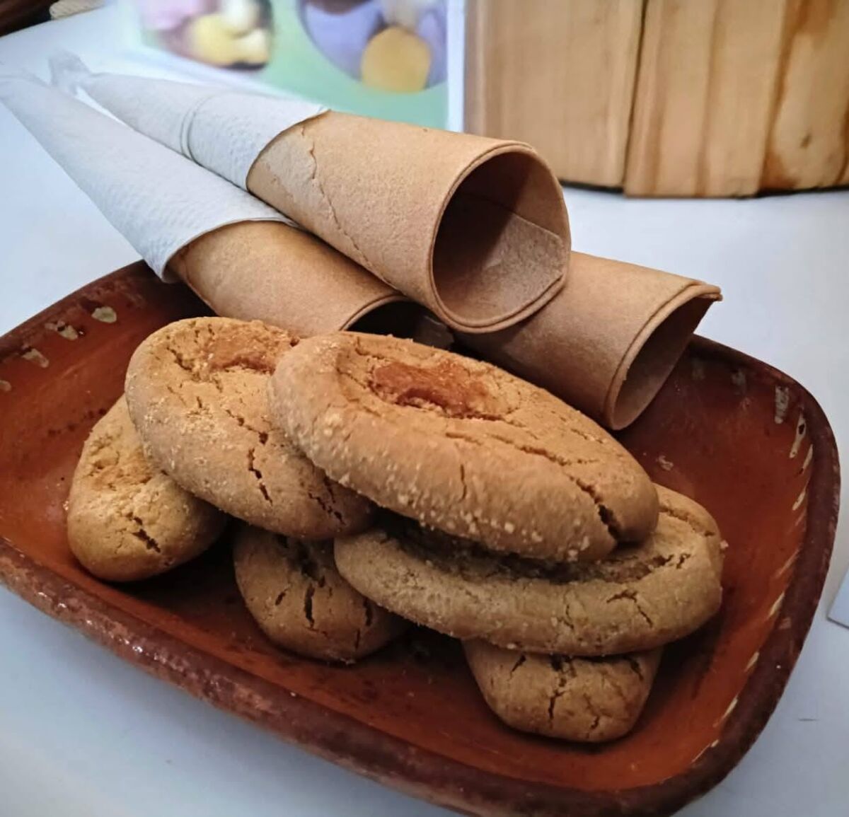 galletas y conos de helado