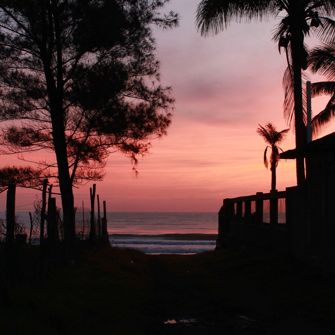 Amanecer en Playa Casitas, Veracruz 