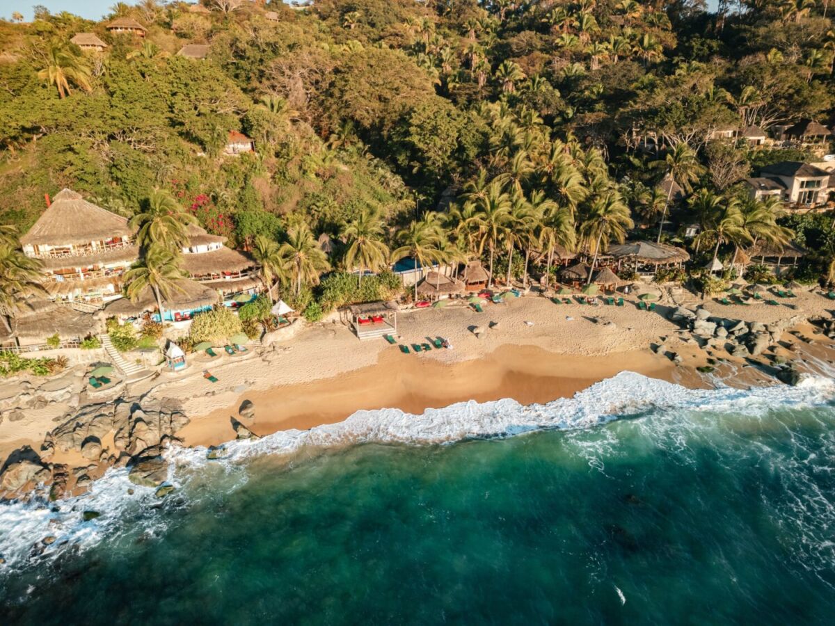 playa pequeña al sur de Sayulita