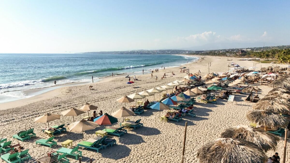 Puerto Escondido una de las playas con agua caliente en México 